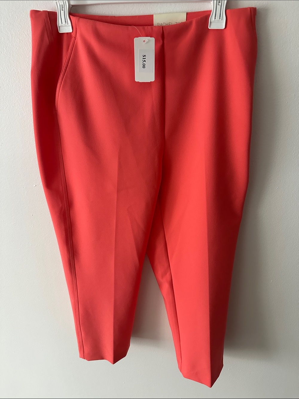 Rachel Zoe Coral-Pink Tailored Pants